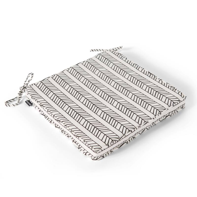 Set di 4 cuscini per sedia da esterno fantasia 40 x 40 cm