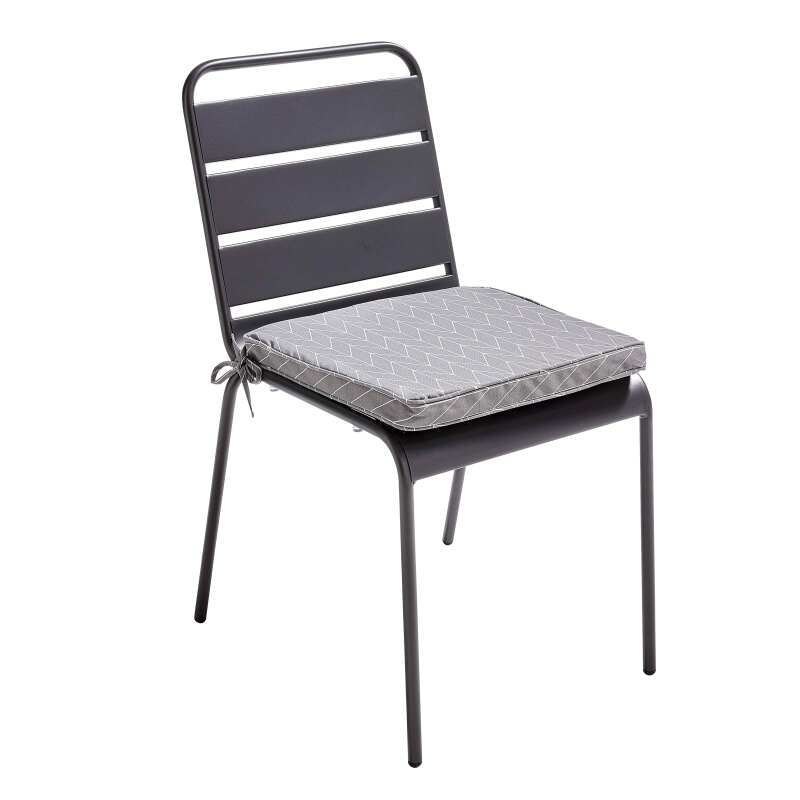 Set di 4 cuscini per sedia da esterno fantasia 40 x 40 cm