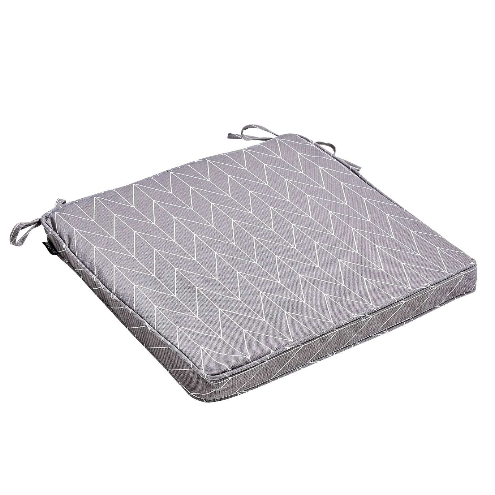 Set di 4 cuscini per sedia da esterno fantasia 40 x 40 cm