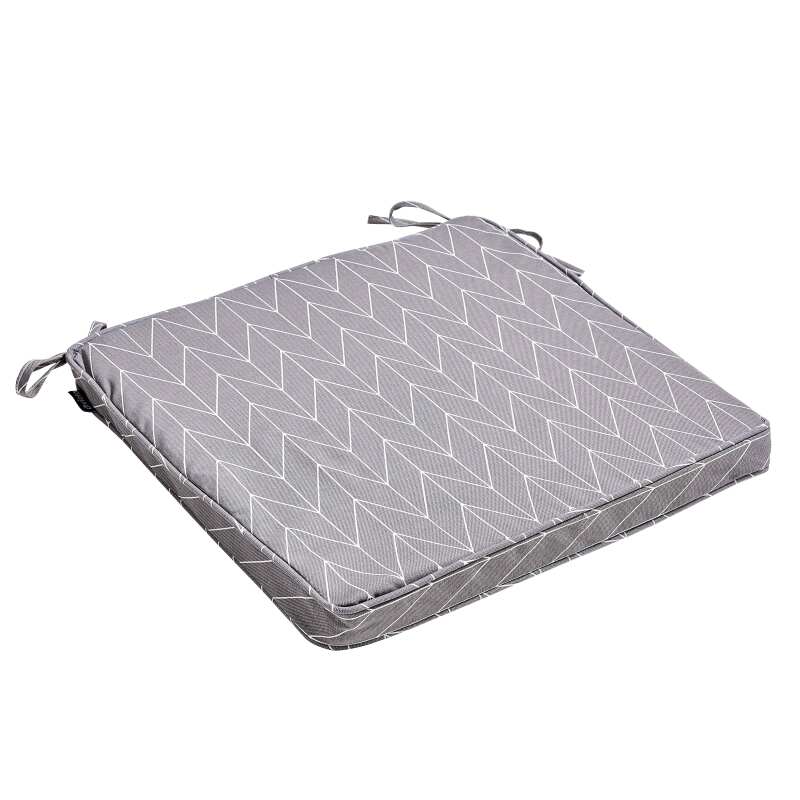 Set di 4 cuscini per sedia da esterno fantasia 40 x 40 cm