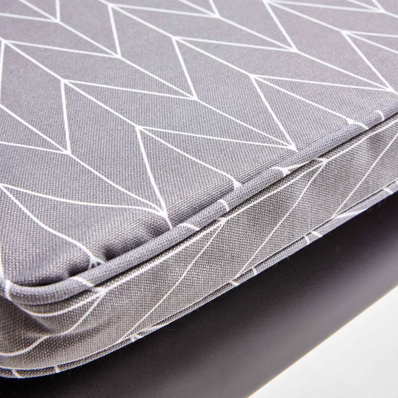 Set di 4 cuscini per sedia da esterno fantasia 40 x 40 cm