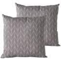 Set di 2 cuscini quadrati da esterno sfoderabili45 x 45 cm