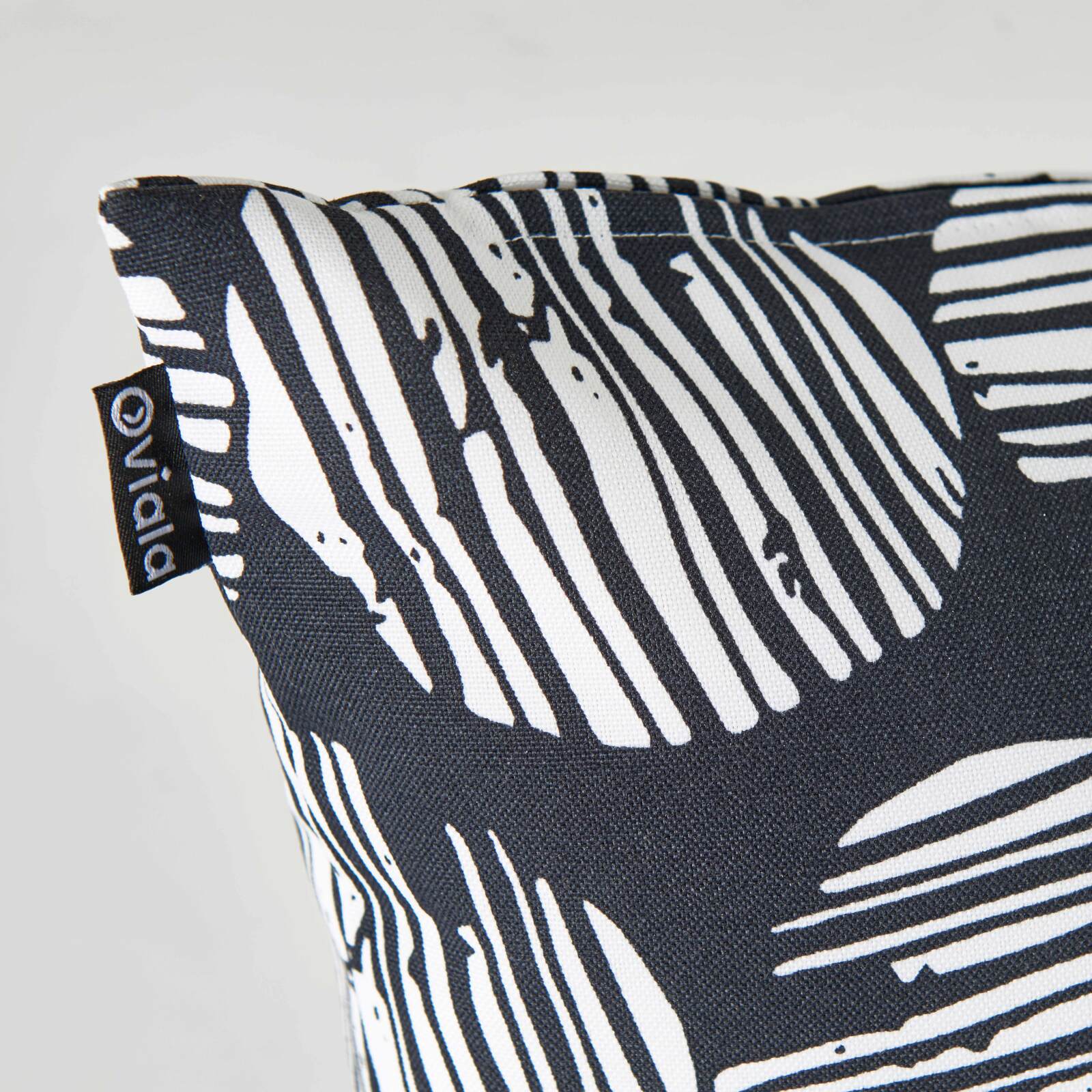 Set di 2 cuscini quadrati da esterno sfoderabili45 x 45 cm