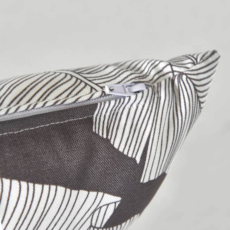 Set di 2 cuscini quadrati da esterno sfoderabili45 x 45 cm