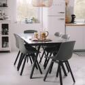 Set di 4 sedie scandinave