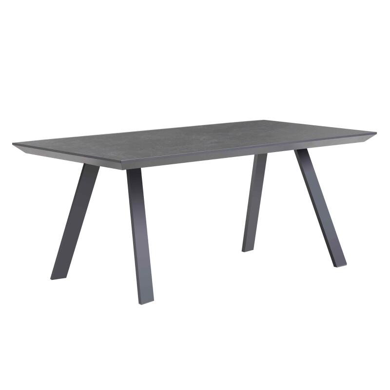 Tavolo con piano in ceramica in stile scandinavo per 8 persone