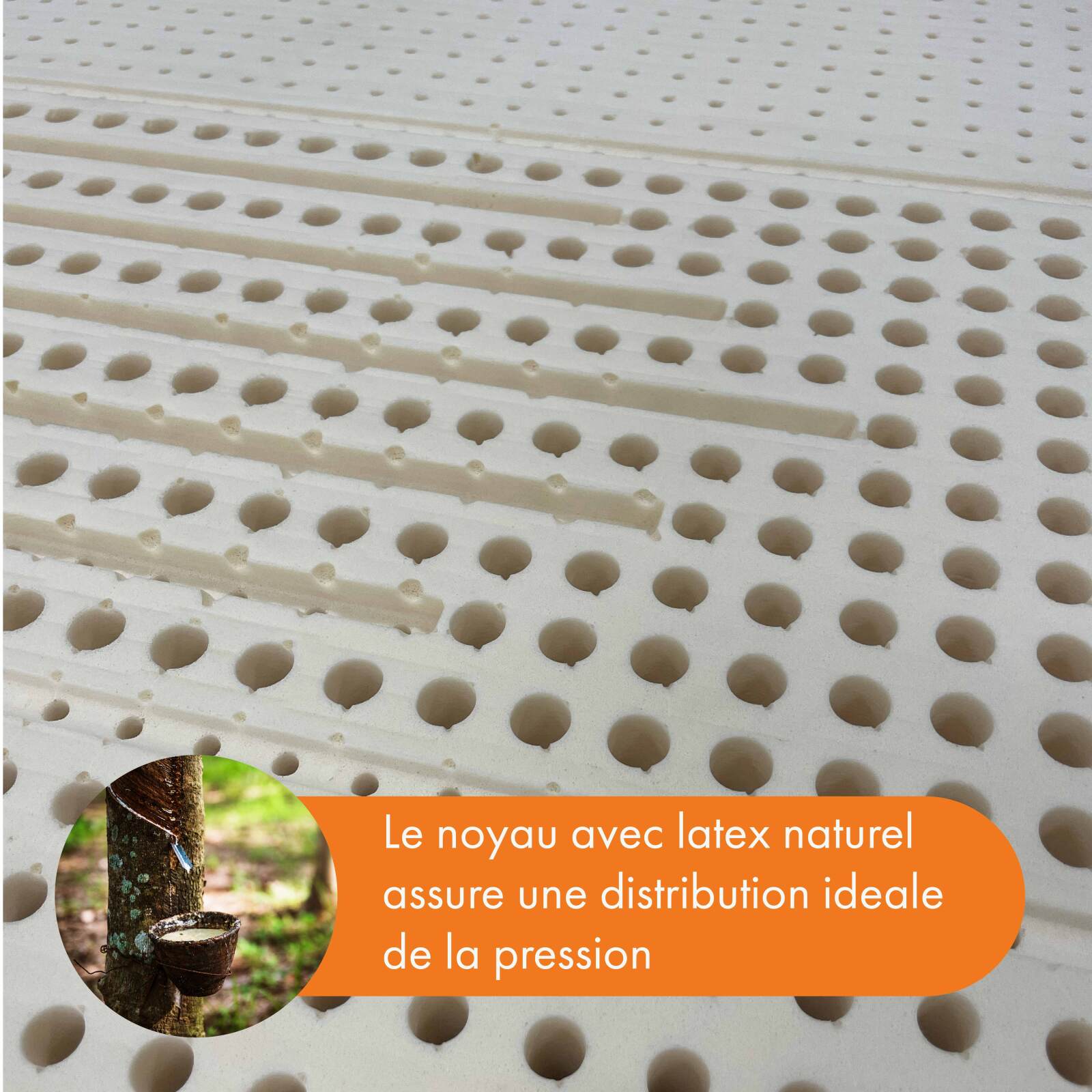 Materasso ergonomico in lattice Tuur One Materasso ergonomico in lattice Tuur One