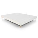 Set letto sommier DORM: rete a doghe + piedini