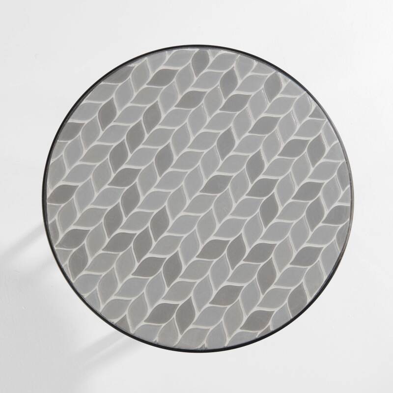 Tavolina da salotto rotondo modello PALM Ø 45 cm