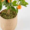 Arancio artificiale in vaso altezza 75 cm