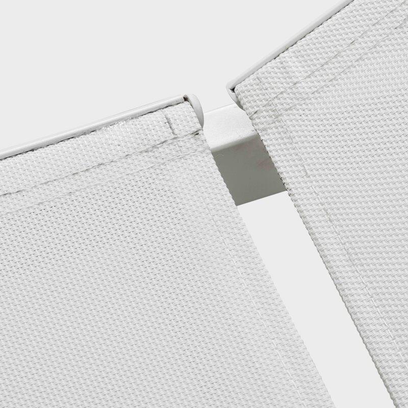 Set di 2 lettini prendisole reclinabili in 5 posizioni