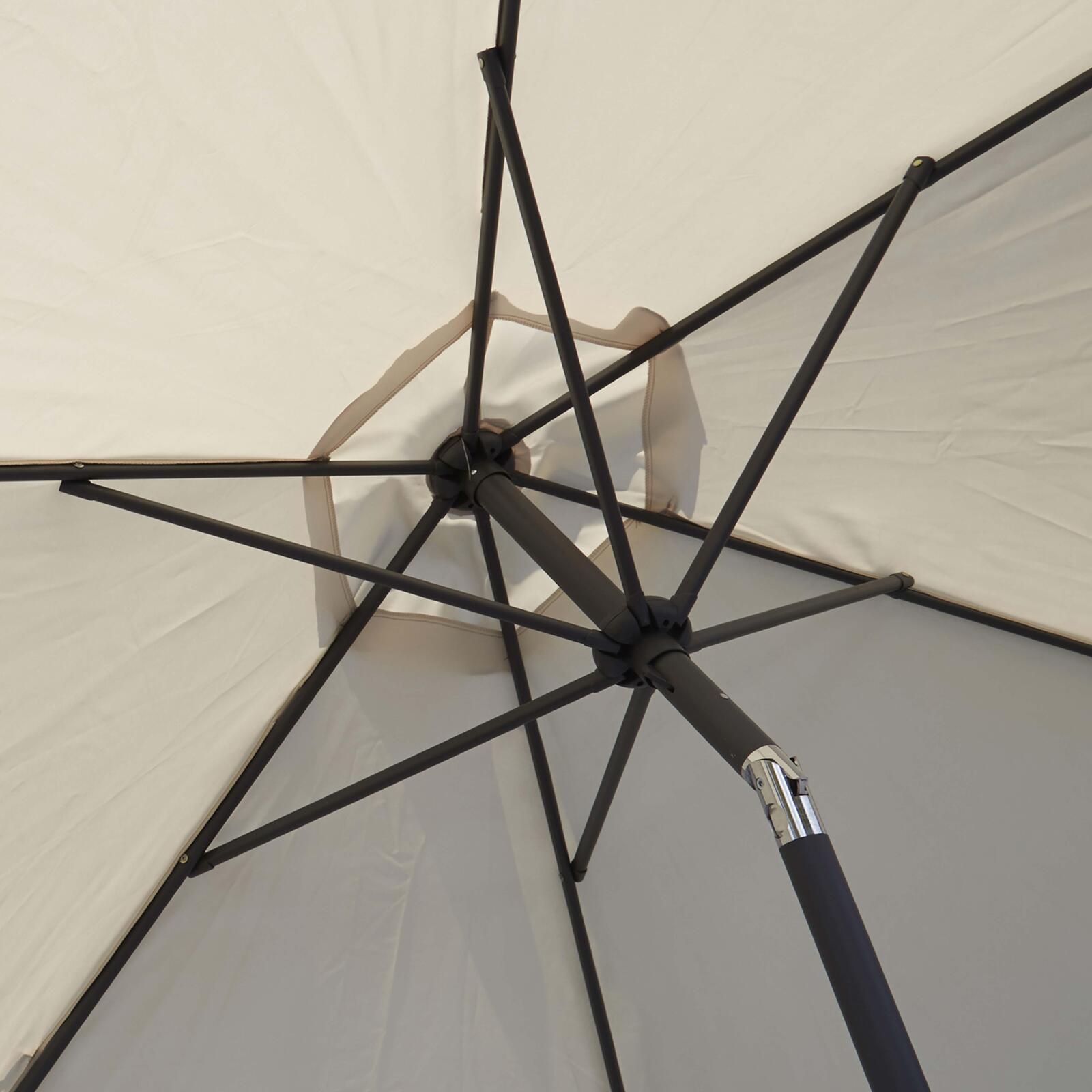 Ombrellone con palo centrale inclinabile Ø3 m