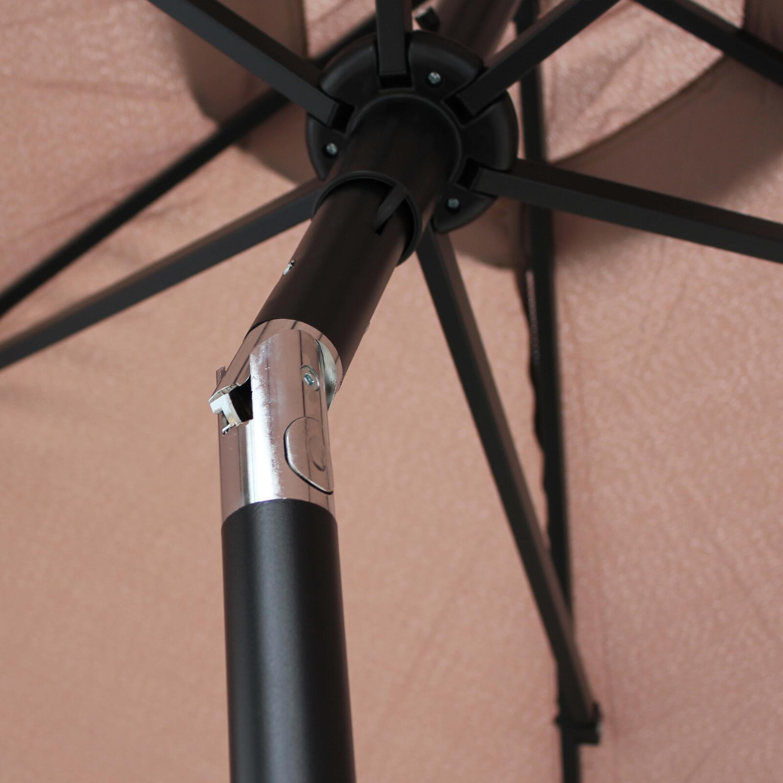 Ombrellone con palo centrale inclinabile Ø3 m