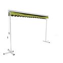 Gruppo Tenda da sole doppia inclinazione (3 x 3 m) + 4 lastre zavorrate