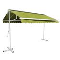 Gruppo Tenda da sole doppia inclinazione (3 x 3 m) + 4 lastre zavorrate
