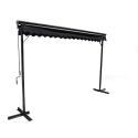 Gruppo Tenda da sole doppia inclinazione (3 x 3 m) + 4 lastre zavorrate