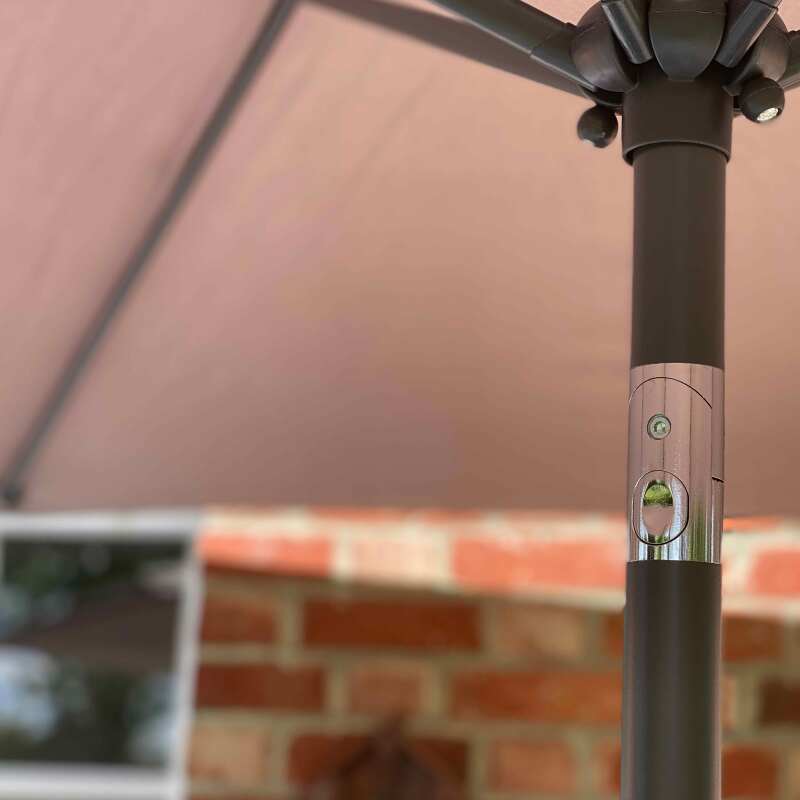 Ombrellone con palo centrale inclinabile Ø3 m (4/5)