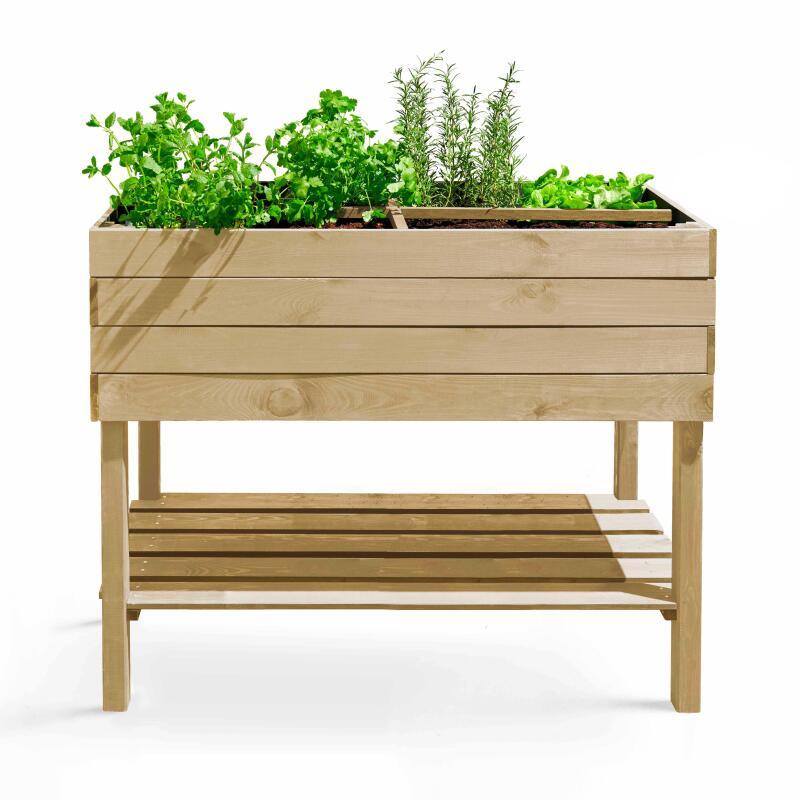 Giardino urbano rettangolare 100 x 50 x 80 cm