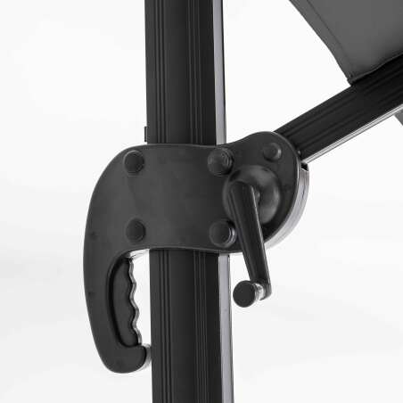 Ombrellone a braccio rettangolare decentrato (2x3m) con rotazione a 360° + 4 pannelli zavorrabili (4/7)