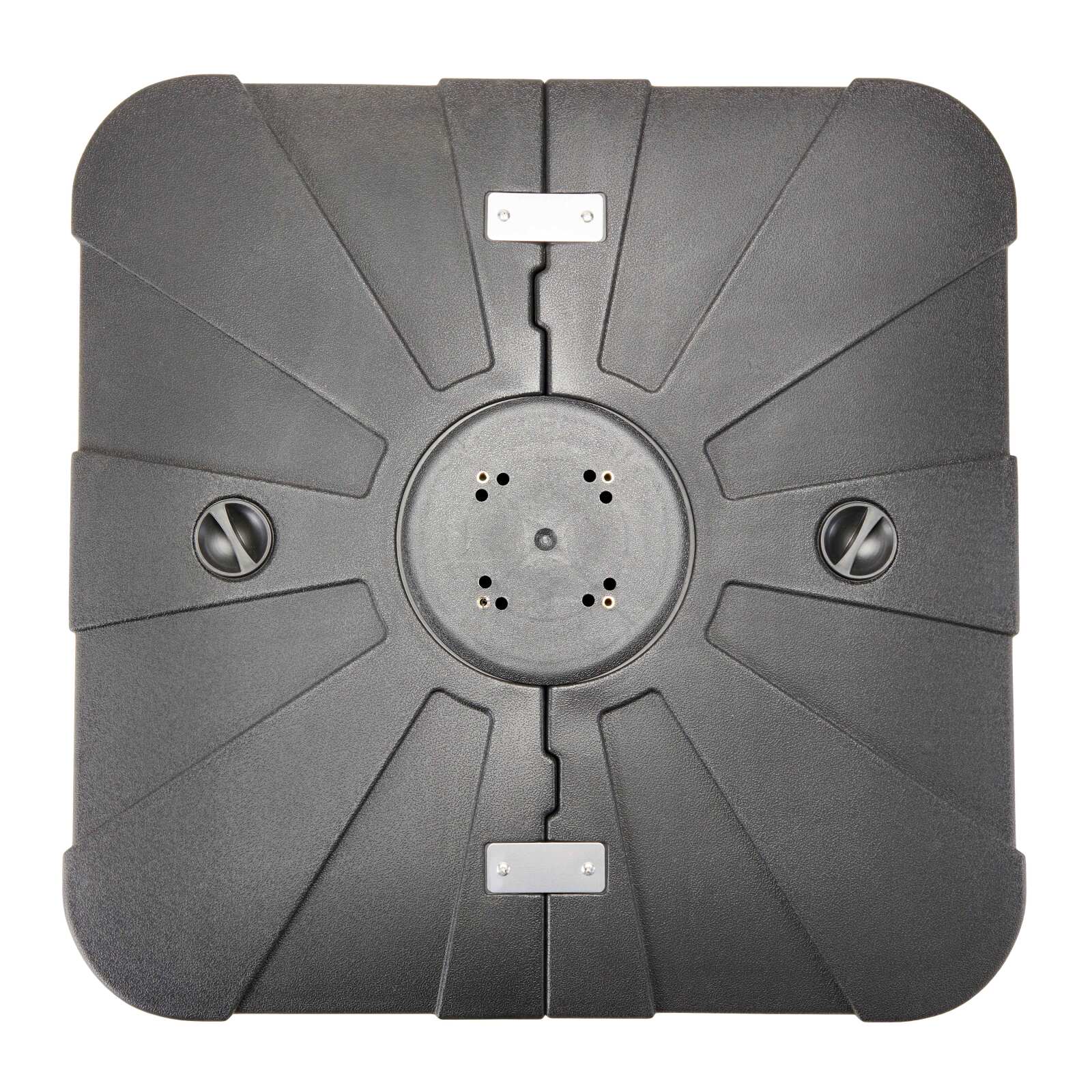 Ombrellone a braccio rettangolari girevole 360° (2 x 3 m) + tegola zavorrata da 100 L su ruote