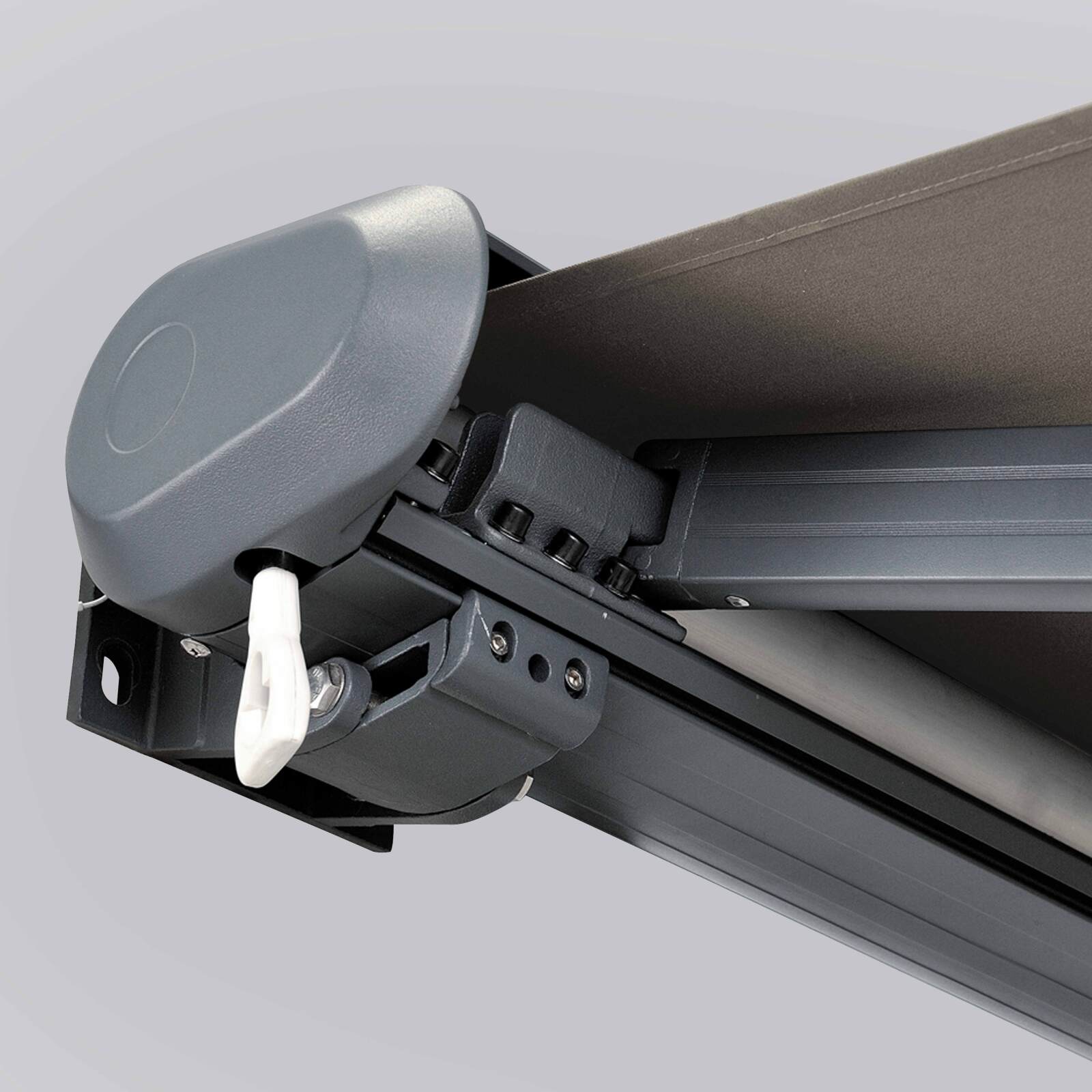 Tenda da sole a bracci 2,50 x 2 m con cassonetto integrato