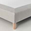 Set di biancheria da letto premium: materasso + rete + testiera Misha