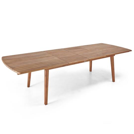 Tavolo da giardino rettangolare allungabile (200/300 x 110 x 76 cm) in legno di eucalipto FSC®