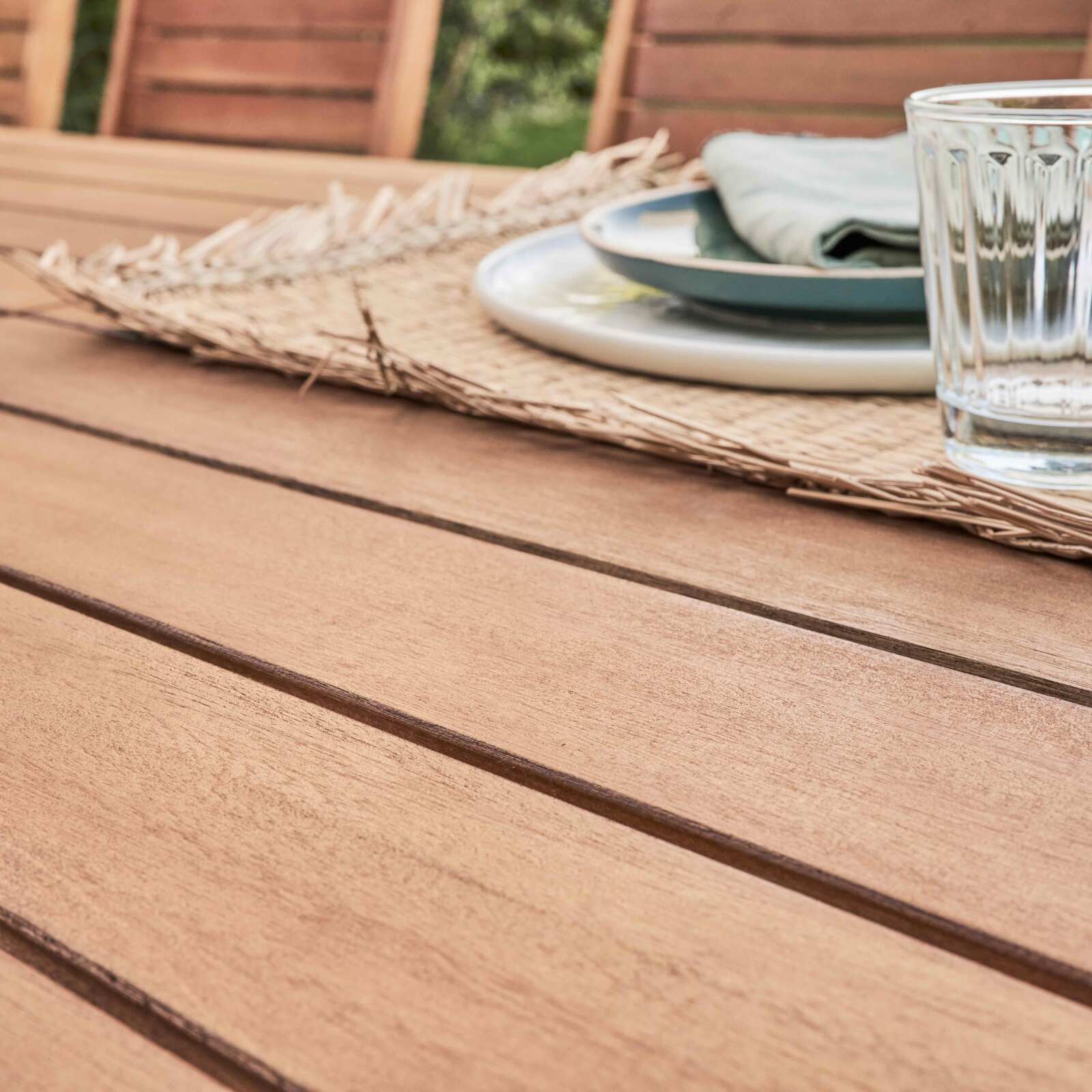 Tavolo da giardino rettangolare allungabile (200/300 x 110 x 76 cm) in legno di eucalipto FSC®