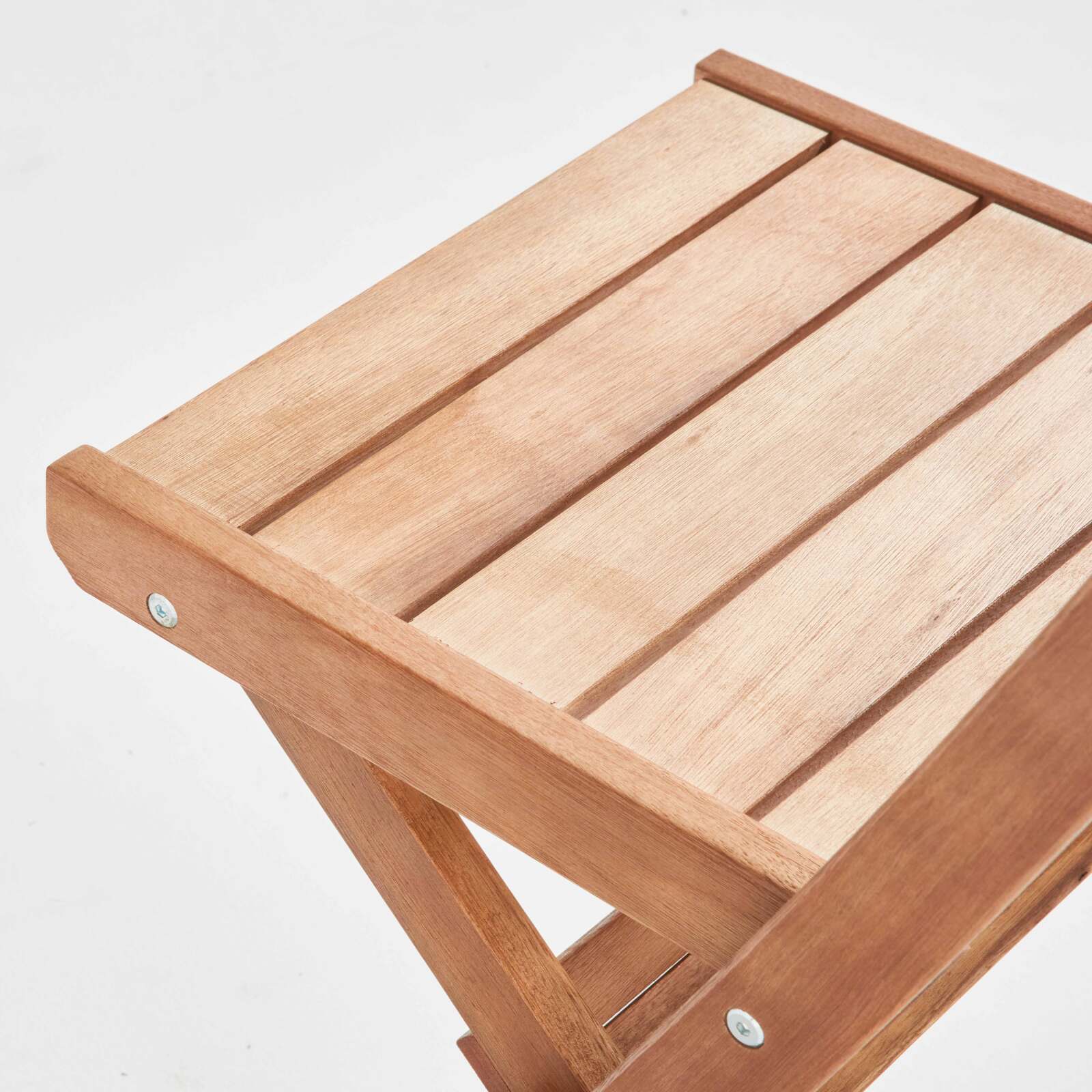 Set di 2 sedie pieghevoli in legno di eucalipto FSC® + Textilene