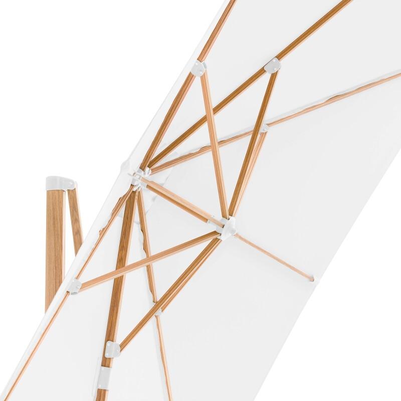 Ombrellone a braccio (3 x 3m) + lastra zavorrata da 100L su ruote (3/7)