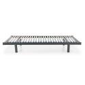 Set letto sommier SOMNOS: rete a doghe + piedini