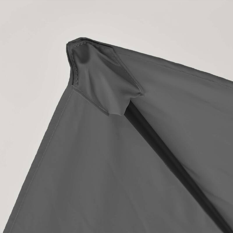 Ombrellone a braccio (4 x 3 m) + 4 lastre zavorrate riempibili