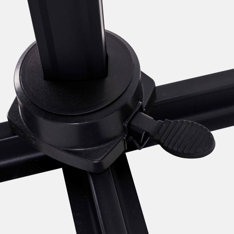 Ombrellone a braccio (4 x 3 m) + 4 lastre zavorrate riempibili