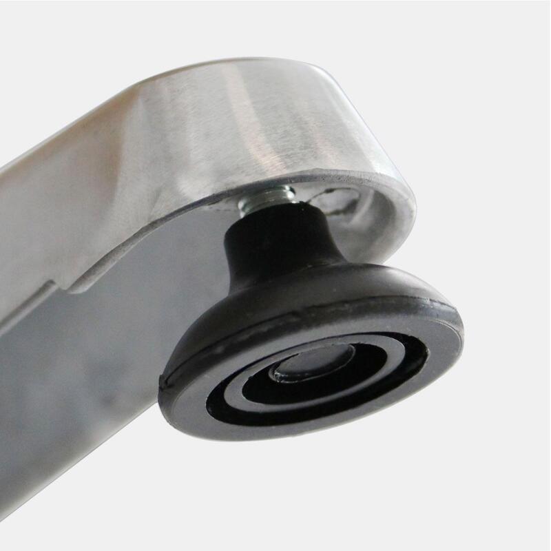 Tavolo da pranzo alto (70 x 110 cm) in alluminio e legno