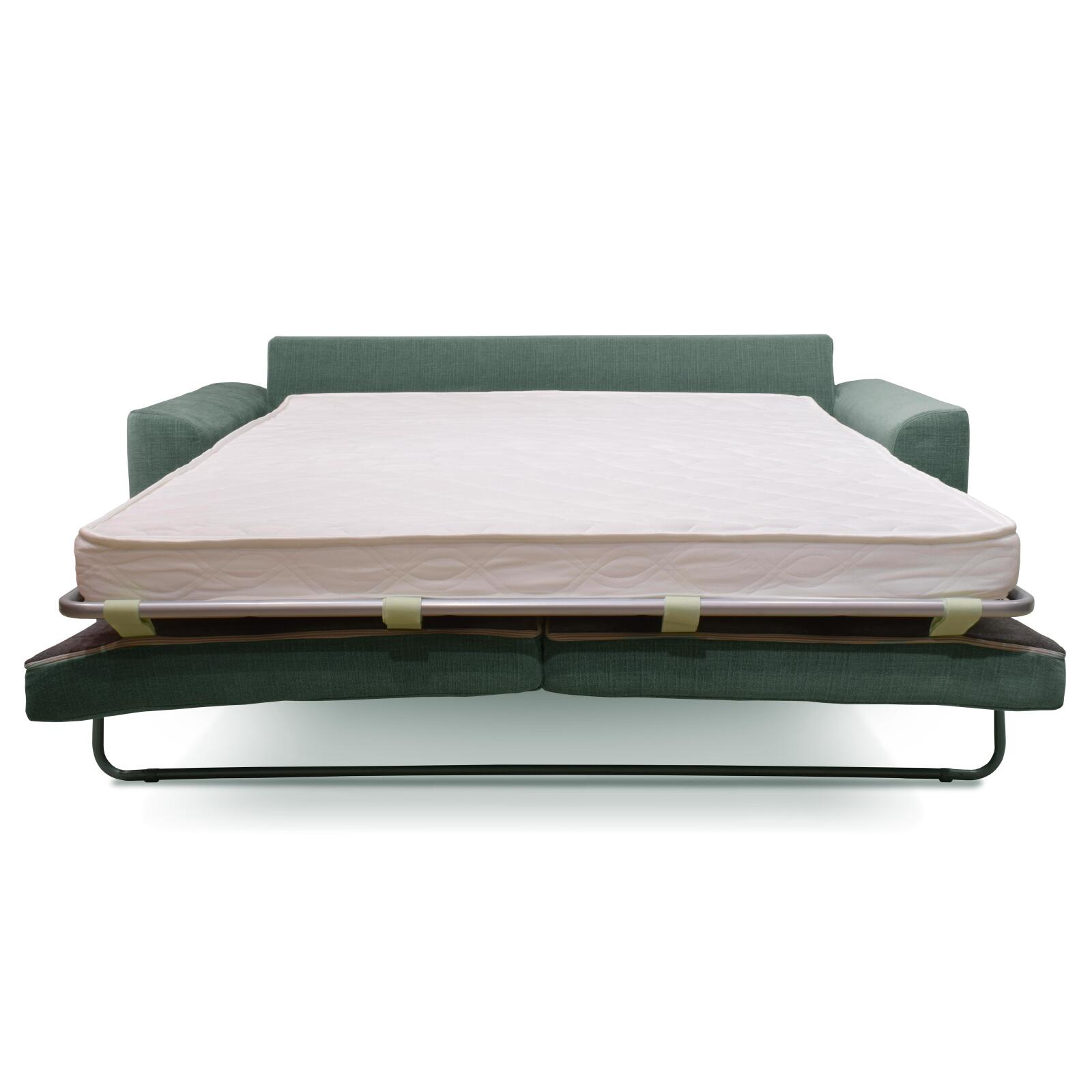 Divano letto a 3 posti in tessuto strutturato