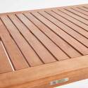 Tavolo alto (120 x 70 x 110 cm) in legno di eucalipto FSC®