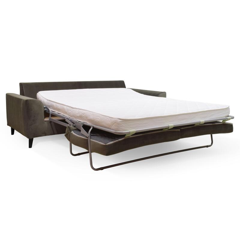 Copridivano convertibile in velluto a 3 posti (5/7)