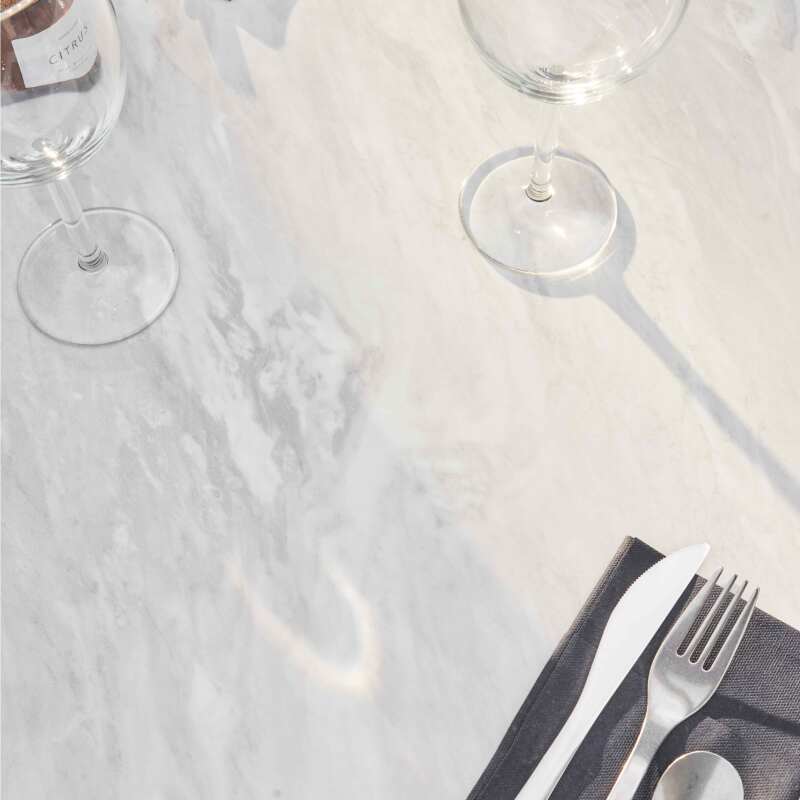 Tavolo da giardino quadrato in HPL 70 x 70 cm, inclinabile (6/10)