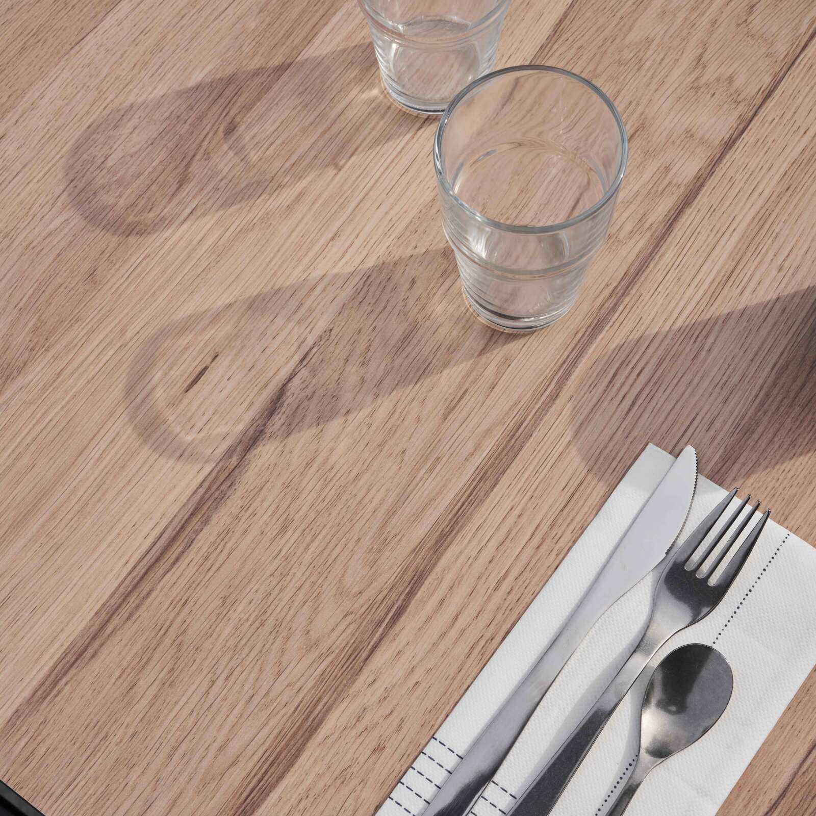 Tavolo da giardino quadrato in HPL 60 x 60 cm, inclinabile