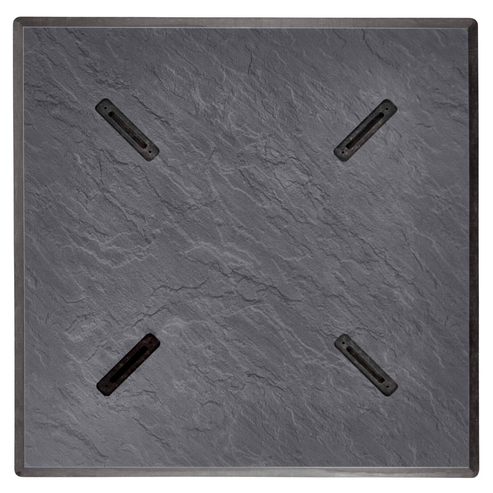 Piano del tavolo quadrato 60 x 60 cm in HPL