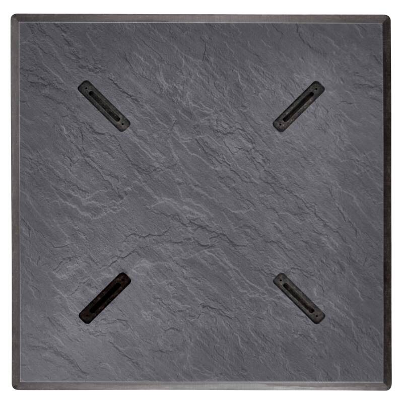 Piano del tavolo quadrato 60 x 60 cm in HPL (2/6)