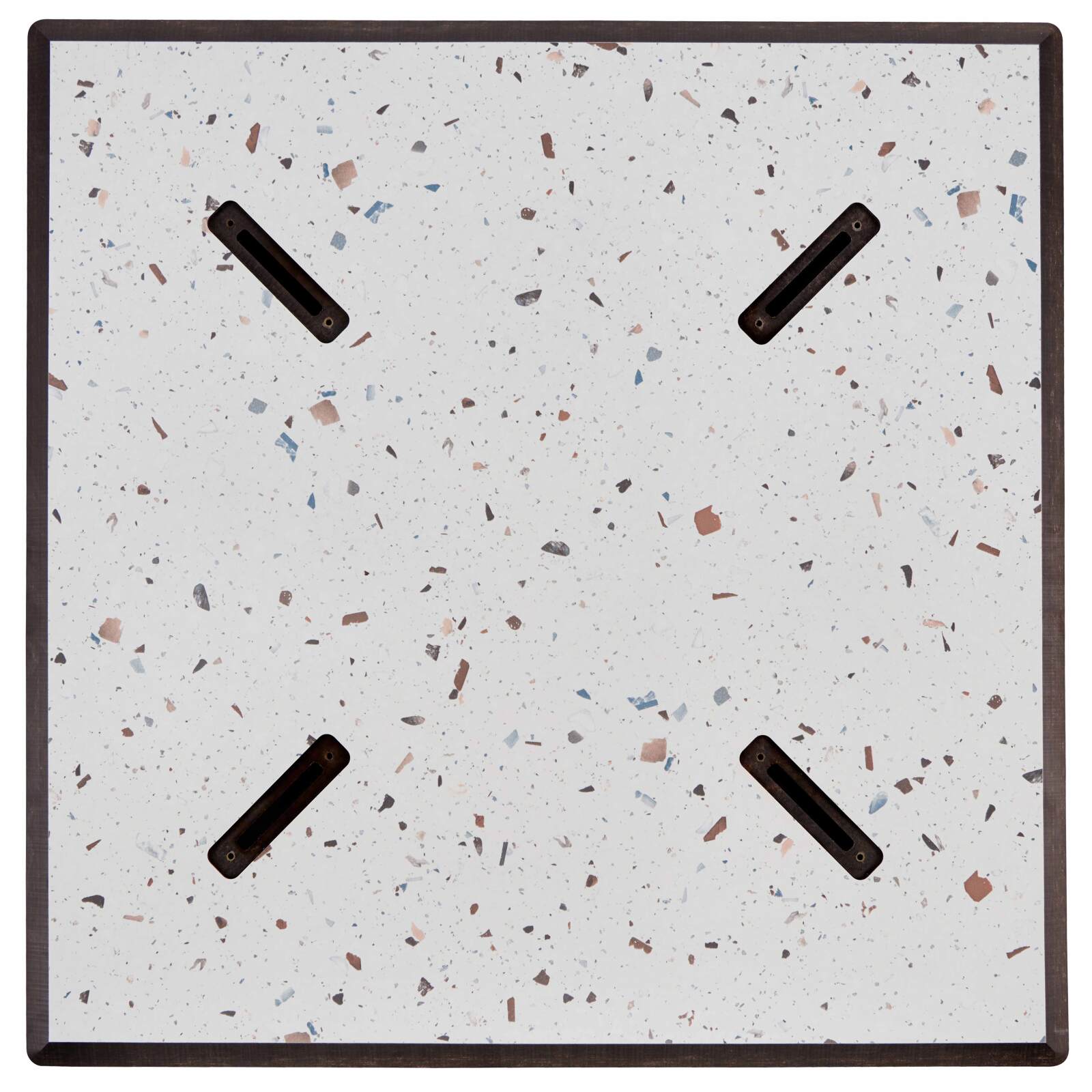 Piano del tavolo quadrato 60 x 60 cm in HPL