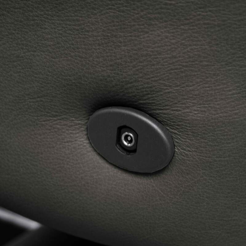 Poltrona relax elettrica in pelle