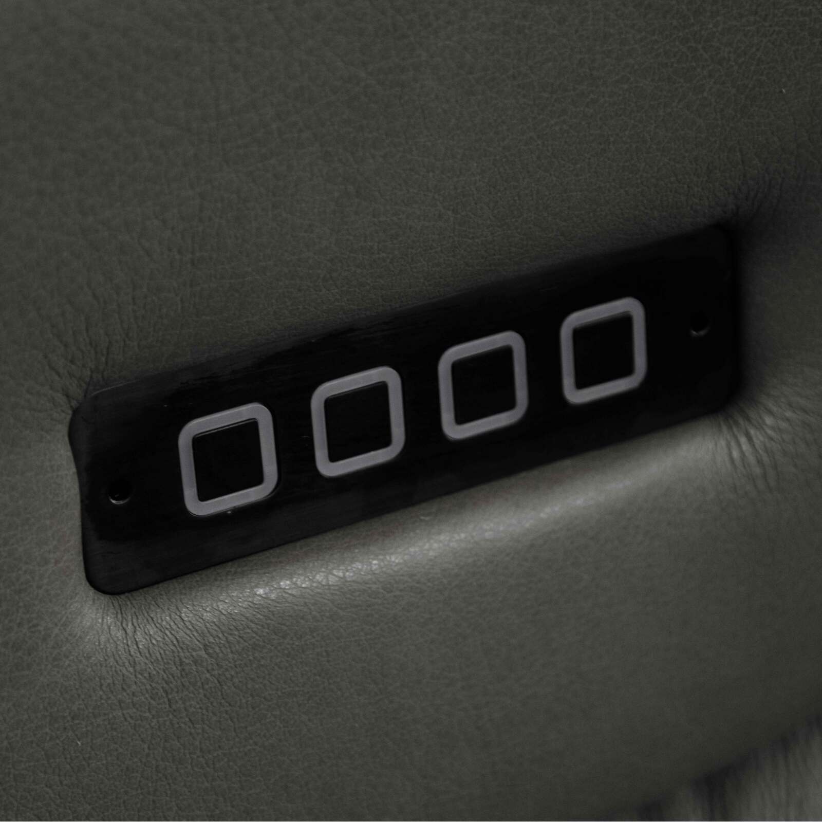 Poltrona relax elettrica in pelle