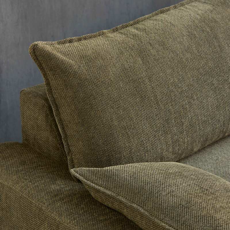 Divano 3 posti in tessuto screziato