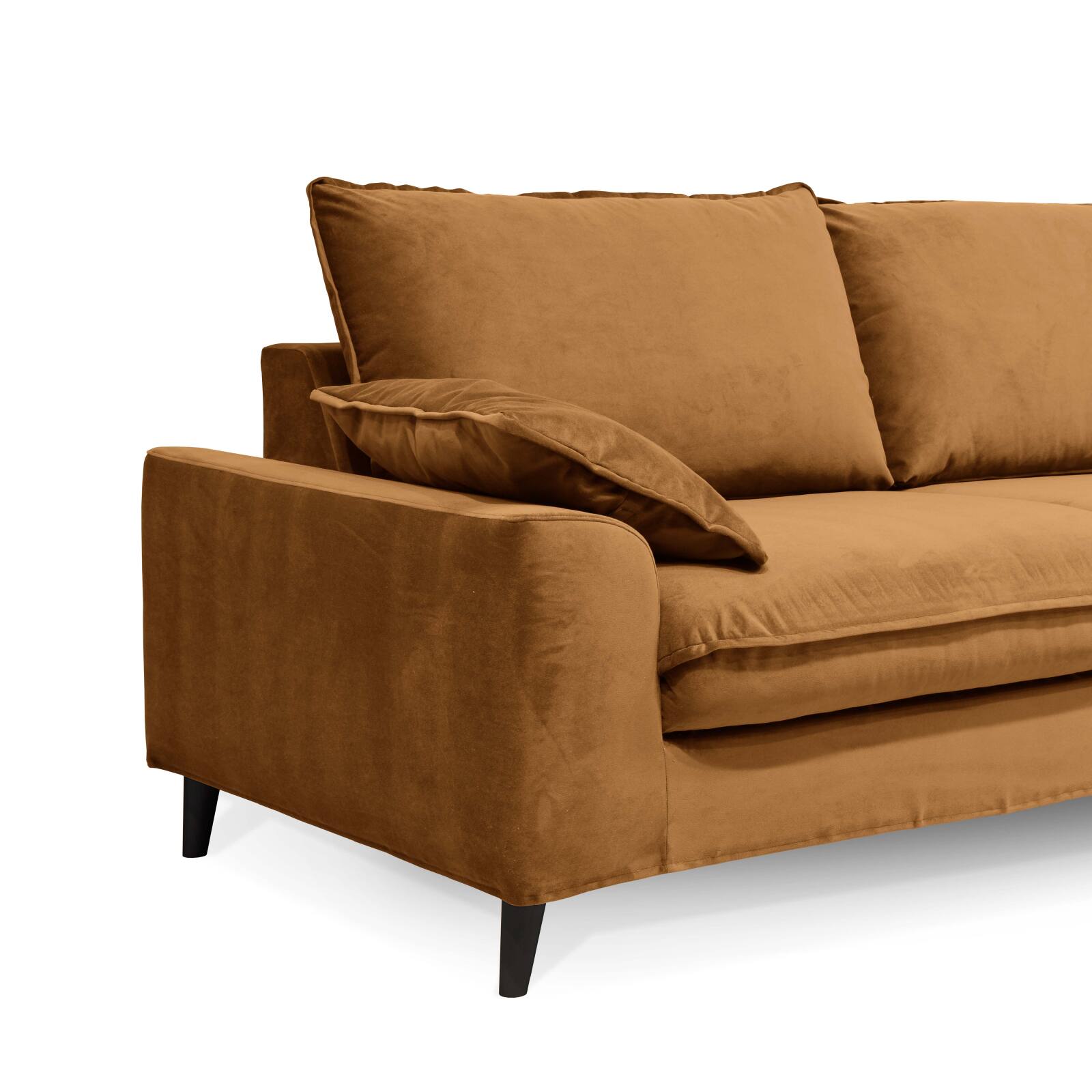 Divano a 3 posti in velluto