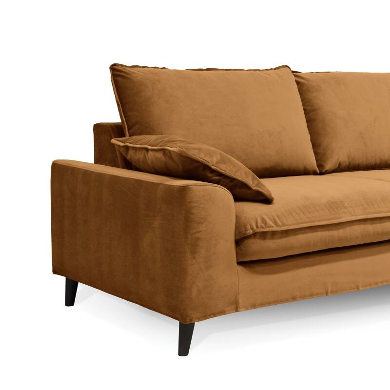 Divano a 3 posti in velluto