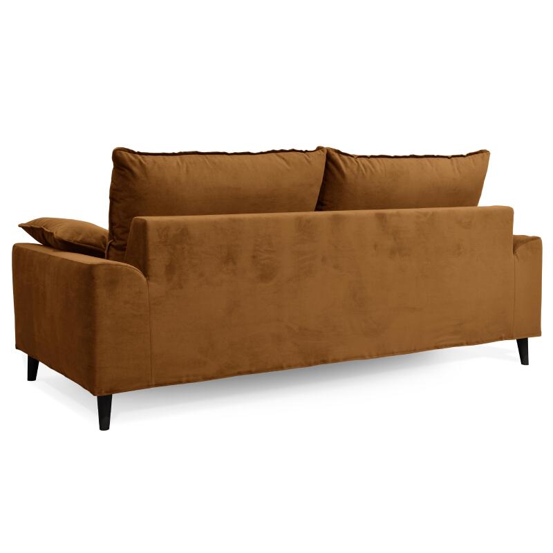 Divano a 3 posti in velluto