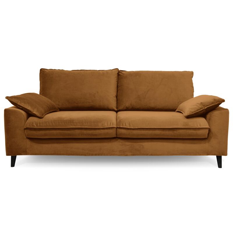 Divano a 3 posti in velluto