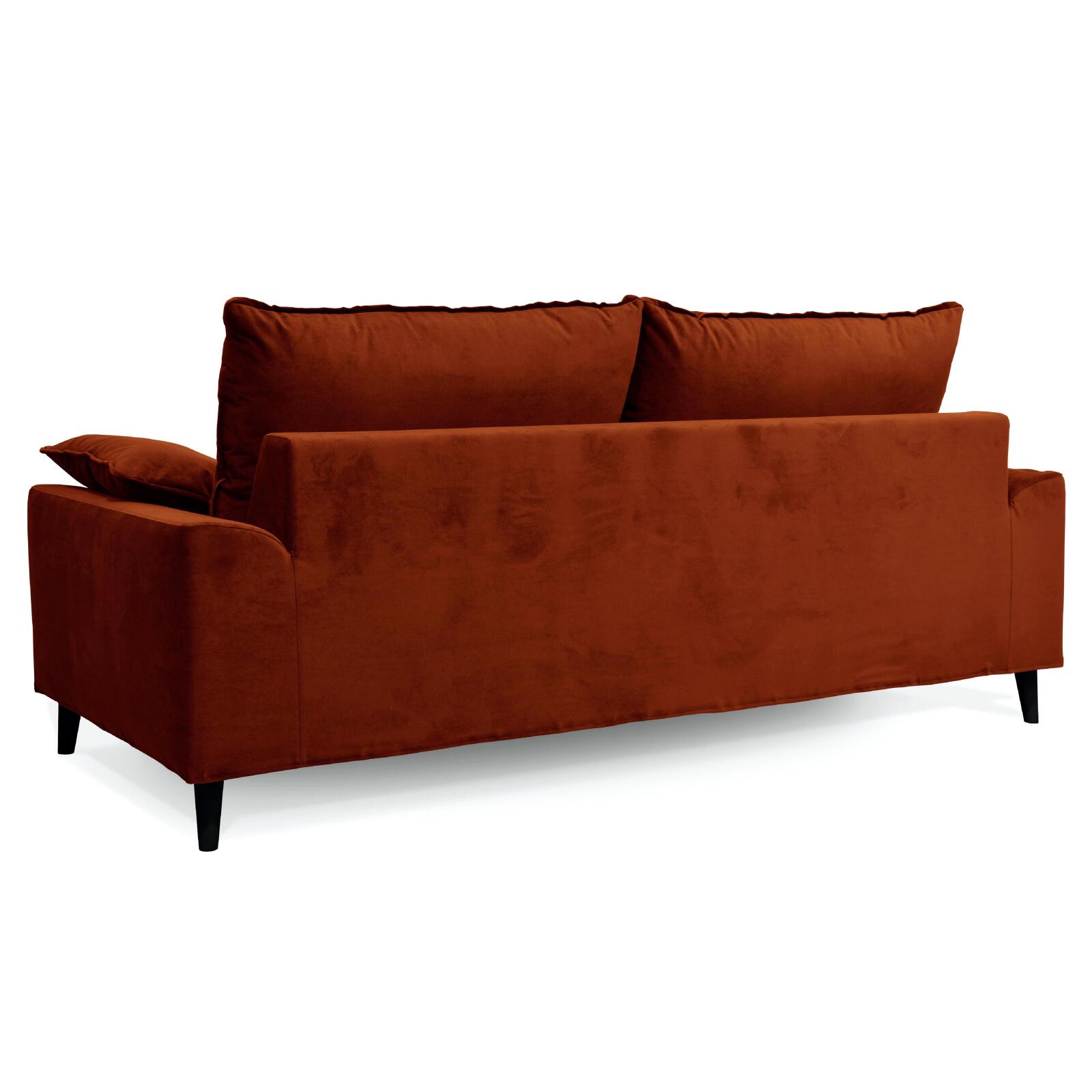 Divano a 3 posti in velluto